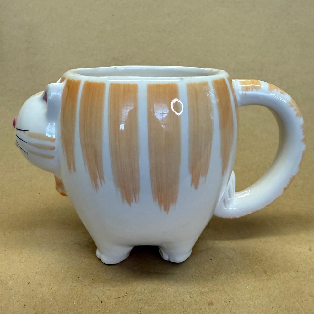 Russ Berrie Figural 3D Cat Mug
